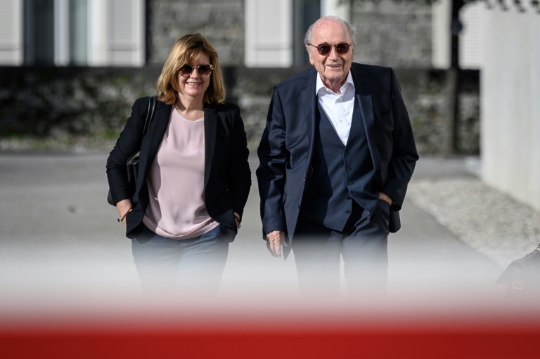  Fallen football chiefs Blatter and Platini start fraud trial
