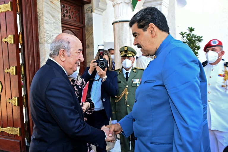  Venezuela’s Maduro visits Algeria after Turkey