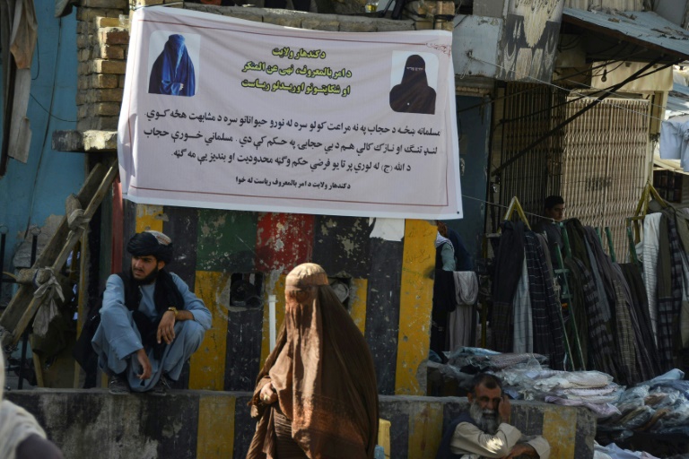  Women not wearing hijab ‘trying to look like animals’, say Taliban posters