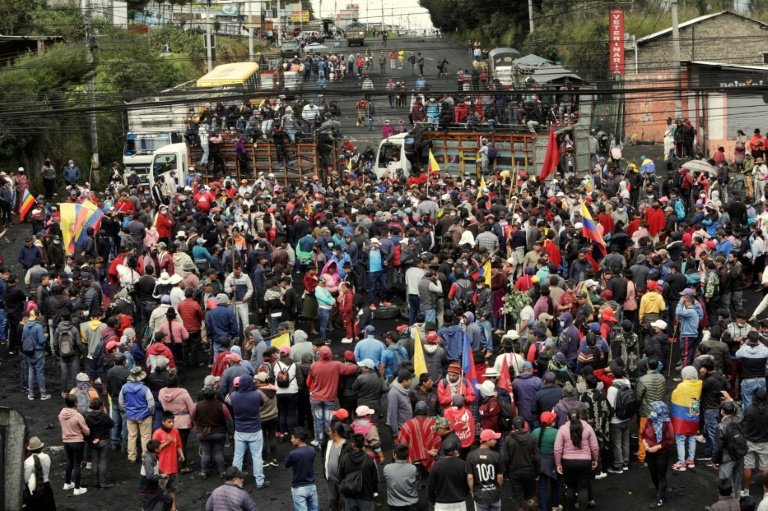  Eighth day of Indigenous fuel price protests in Ecuador