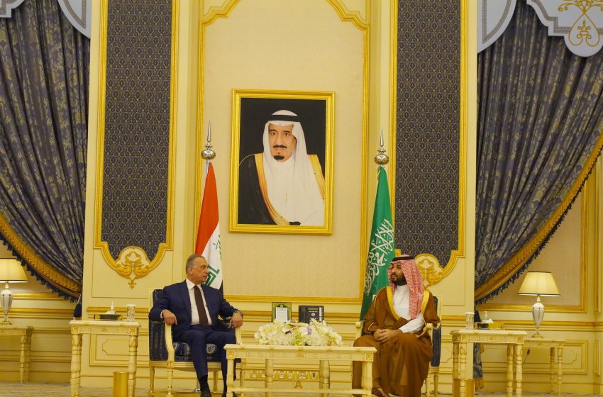  Iraq PM, Saudi crown prince discuss joint cooperation