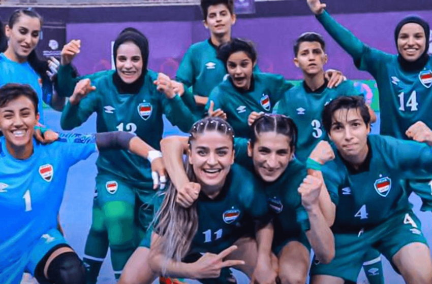  Iraq’s women futsal team defeats Saudi Arabia to win championship