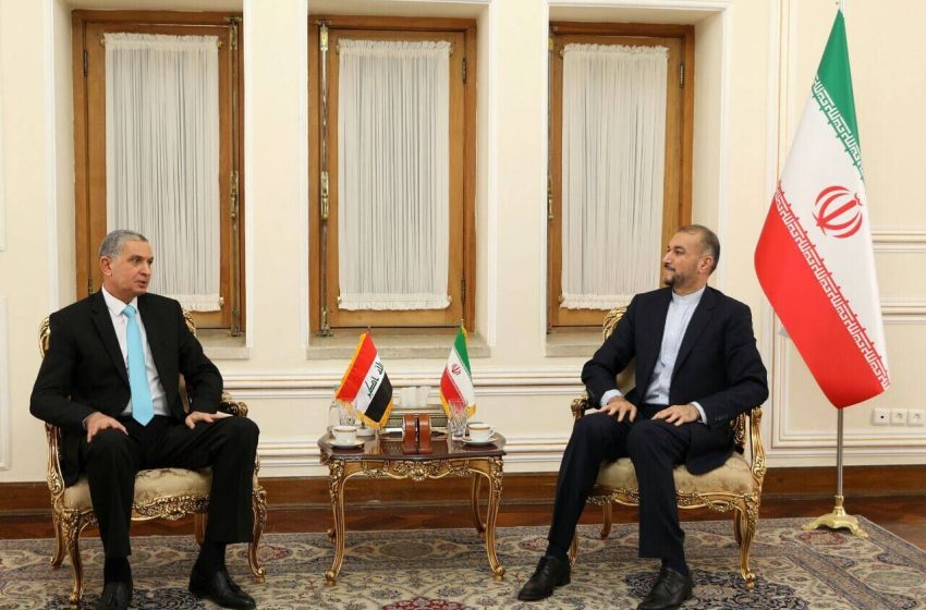  Iranian Foreign Minister discusses security issues with Iraqi Interior Minister