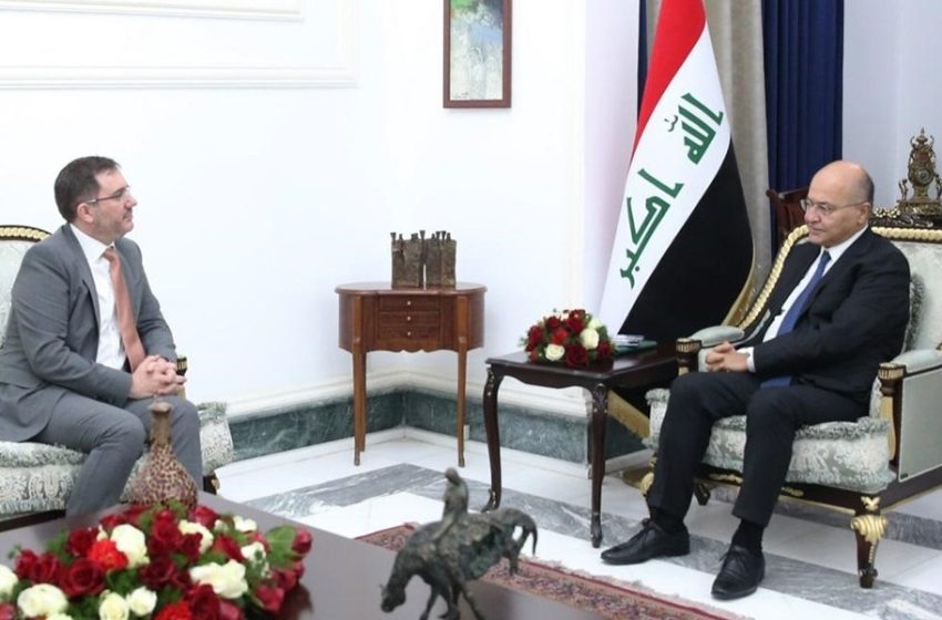  Iraq President assures the need to combat terrorism, climate change risks