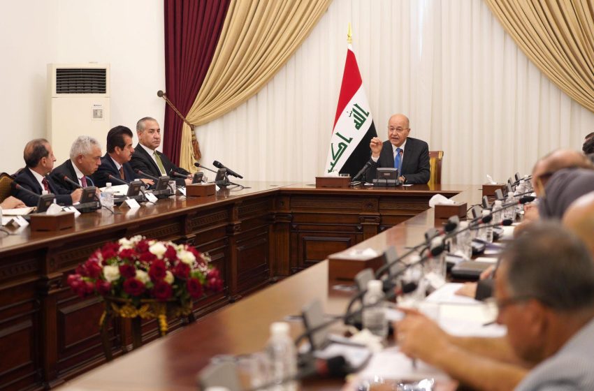  Iraq President says dealing with climate change must be national priority