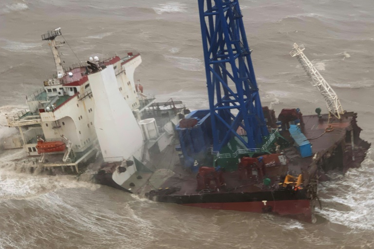  12 bodies found after South China Sea typhoon shipwreck