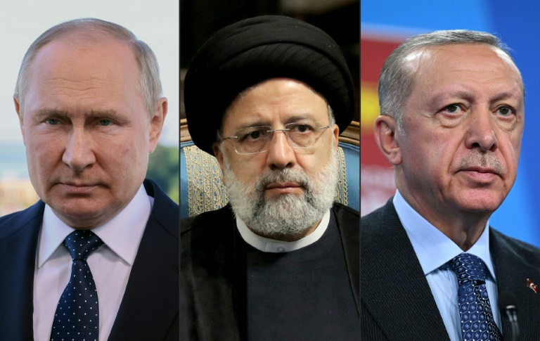  Iran, Russia, Turkey presidents to talk Syria war in Tehran