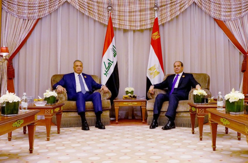  Iraqi PM discusses bilateral relations with Egyptian President