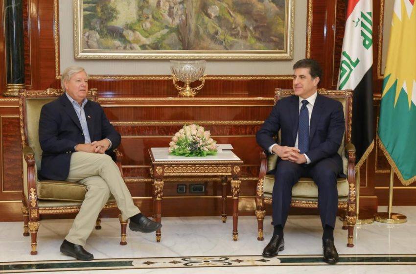  Kurdistan President discusses situations in Iraq with US Senator
