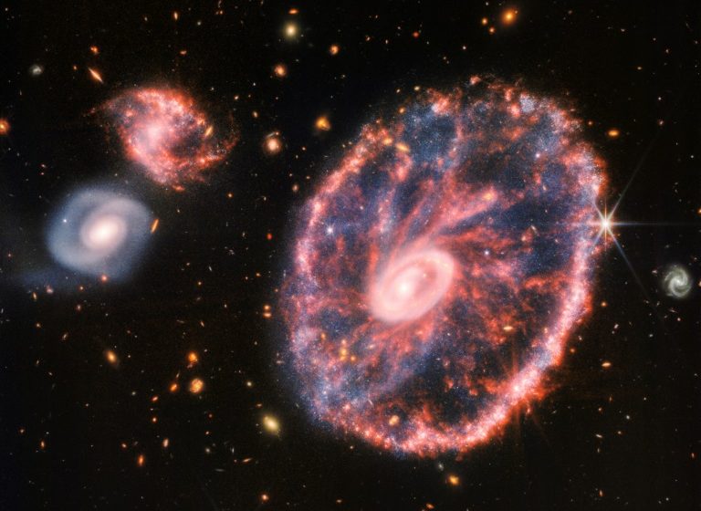  Webb telescope captures colourful Cartwheel Galaxy