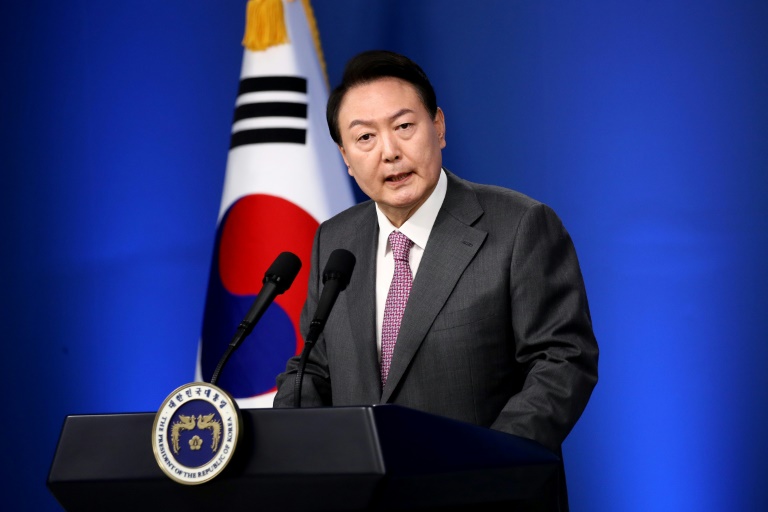 South Korea’s Yoon says not fixated on record-low approval ratings