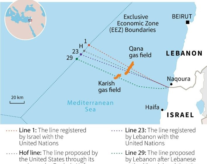  Sensitive offshore gas field with Lebanon key to Israel’s energy strategy