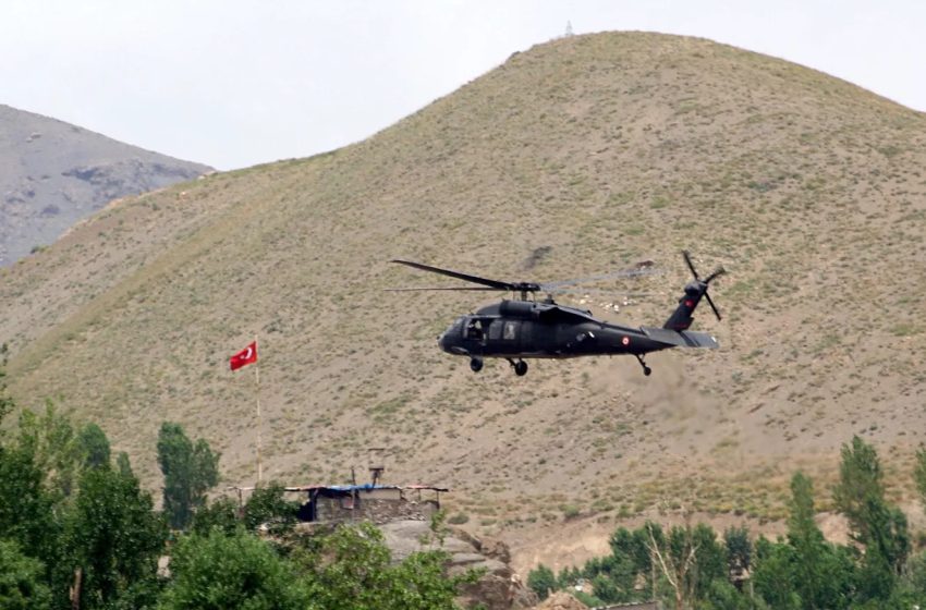  Turkish military helicopter crashes in northern Iraq