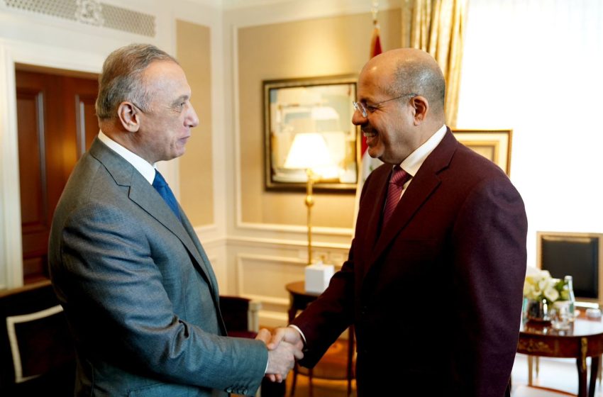  Iraqi PM discusses economic cooperation with Kuwaiti counterpart