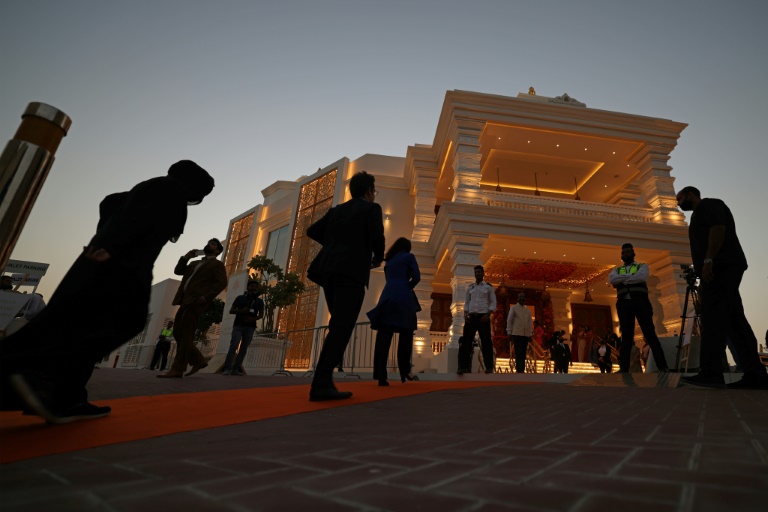  Ornate Hindu temple opens doors in Islamic UAE