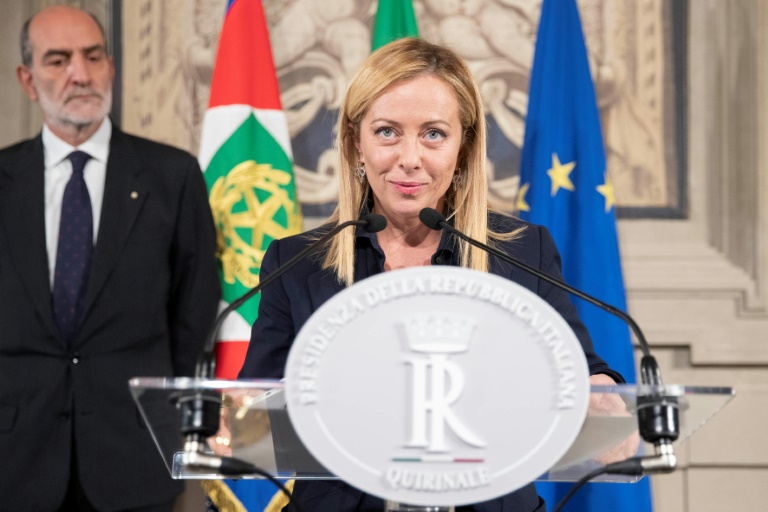  Far-right Meloni to take over as Italy’s first woman PM