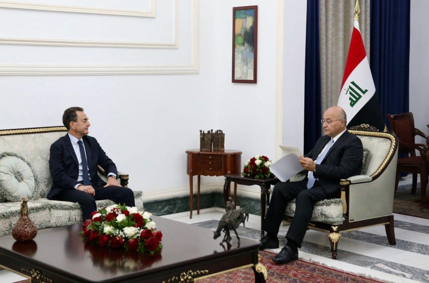  Iraqi President receives written message from French President