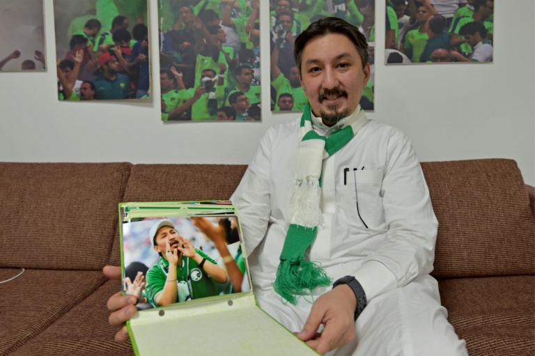  Travel-weary Saudi superfan awaits World Cup at ‘home’