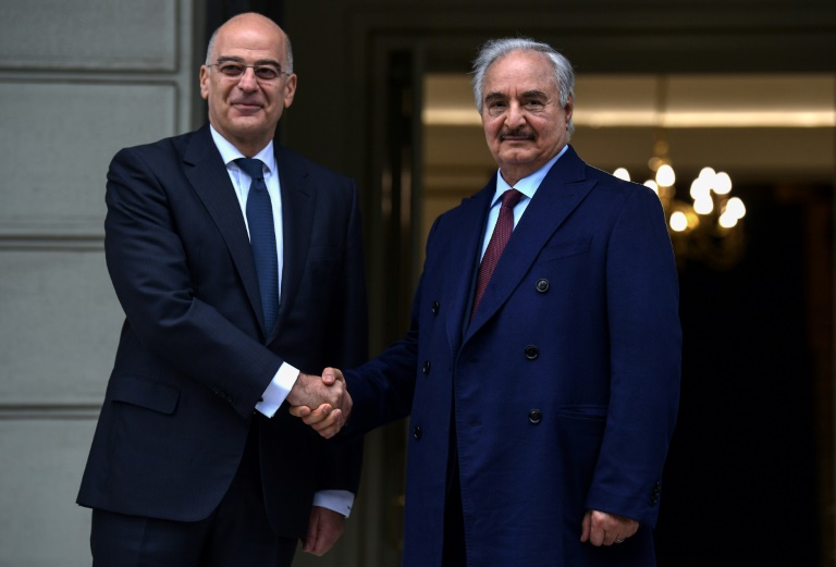  Greek FM snubs Libya counterpart in spat over Turkey deal