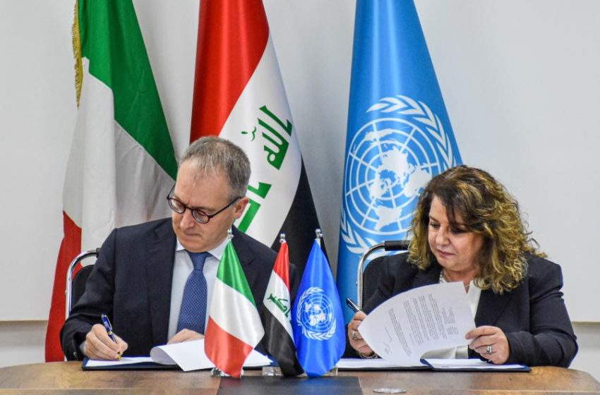  Italy supports Iraq’s stability with 2 million euros