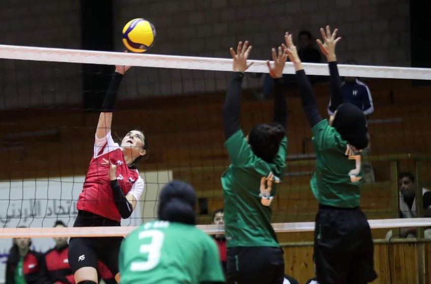  Iraq’s women volleyball team beat Saudi Arabia