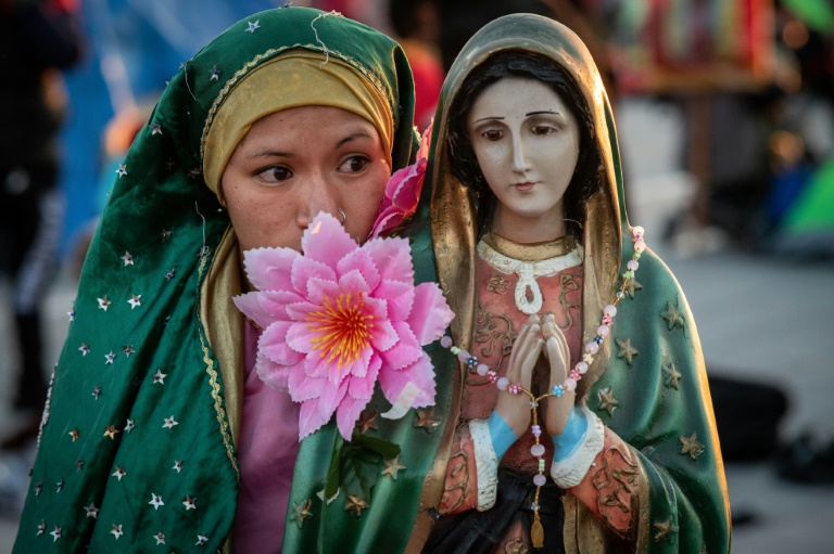  Pilgrims flock to Mexico’s Virgin of Guadalupe shrine