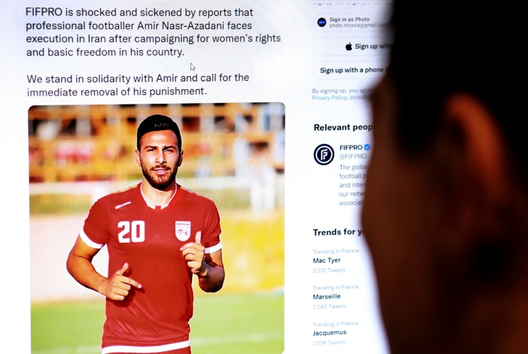  Footballer union ‘sickened’ as Iranian player risks death sentence