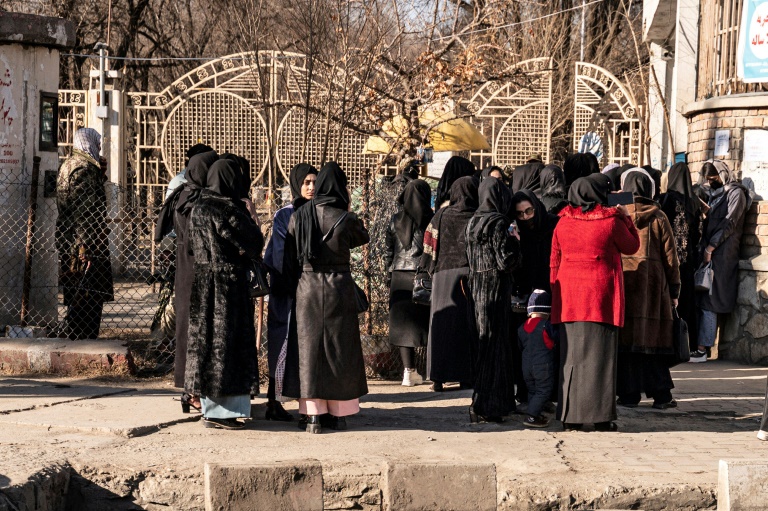  Afghan women stopped from entering universities after Taliban ban