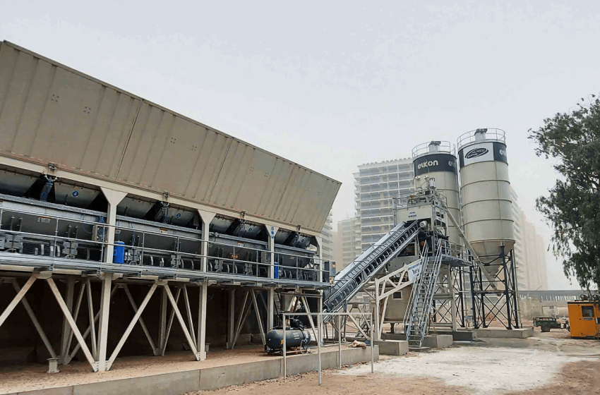  Three ELKON concrete batching plants commissioned in Iraq