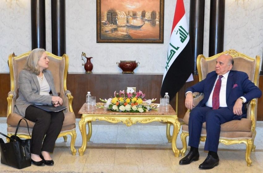  Iraqi FM, U.S. Ambassador discuss Iraqi delegation visit to Washington