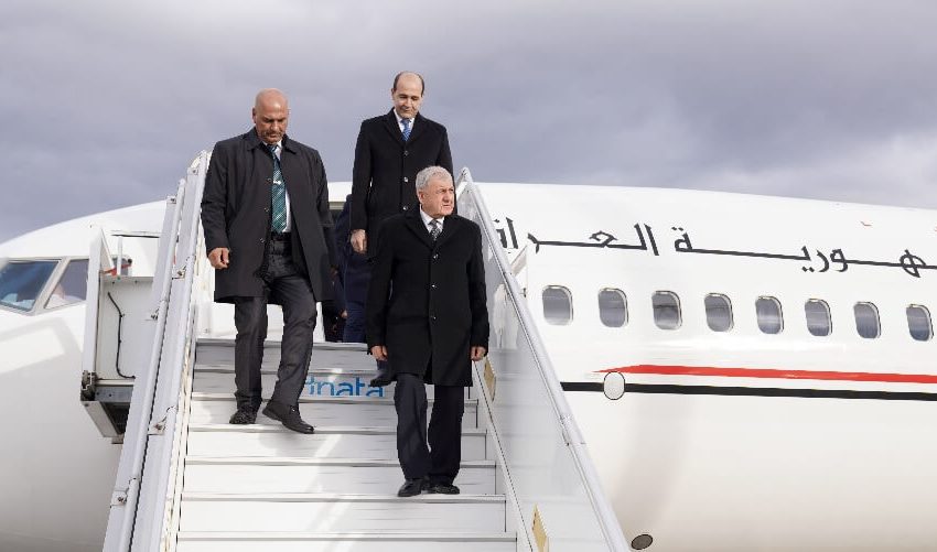  Iraqi President arrives in Davos to participate in the World Economic Forum