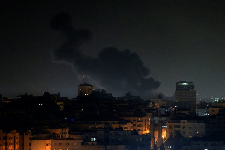  Israeli air strikes hit Gaza Strip