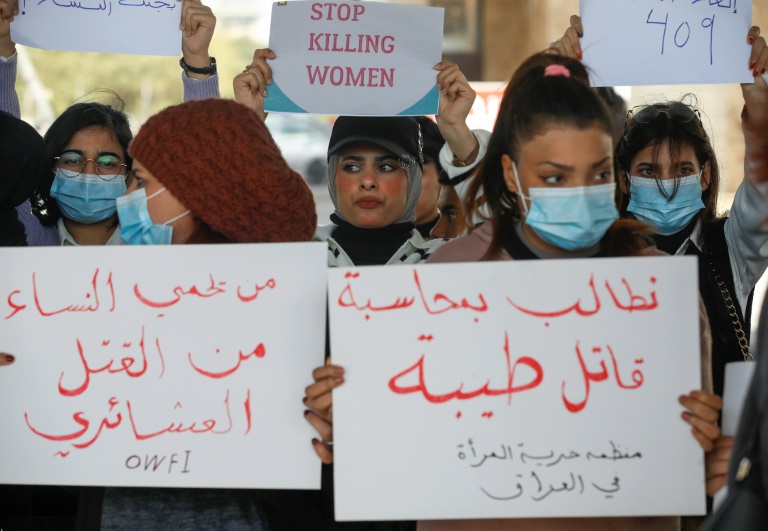  Iraqi activists demand a law against domestic violence