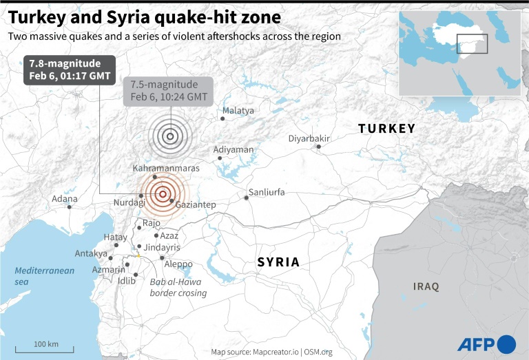  UN admits aid failure for Syria as quake toll hits 33,000