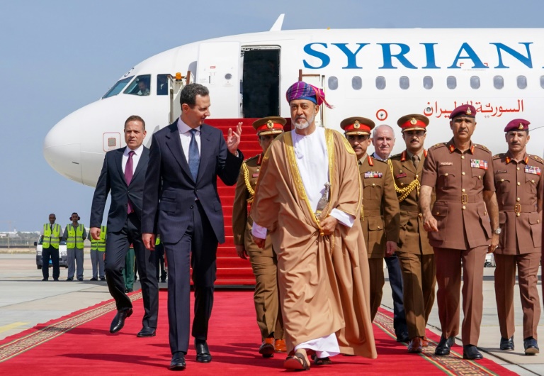  Syria’s Assad visits Oman after quake, in first since war
