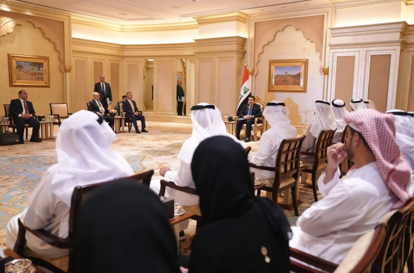  Iraqi PM meets with top UAE corporations in Abu Dhabi