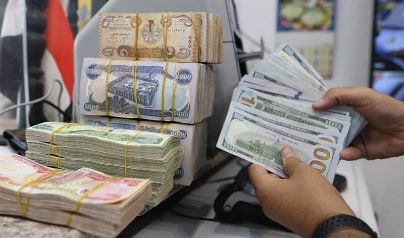  US dollar exchange rate slightly declines in Baghdad, Erbil