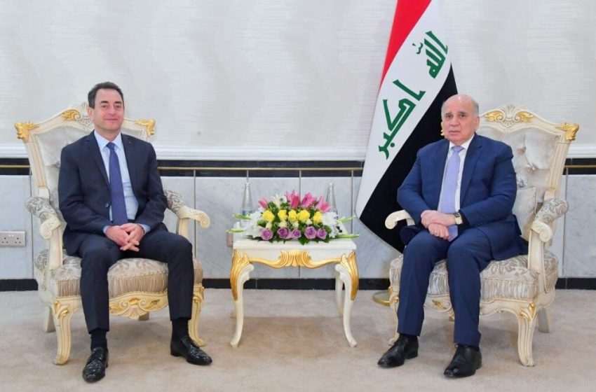  Iraq, France discuss relations development, fight against terrorism