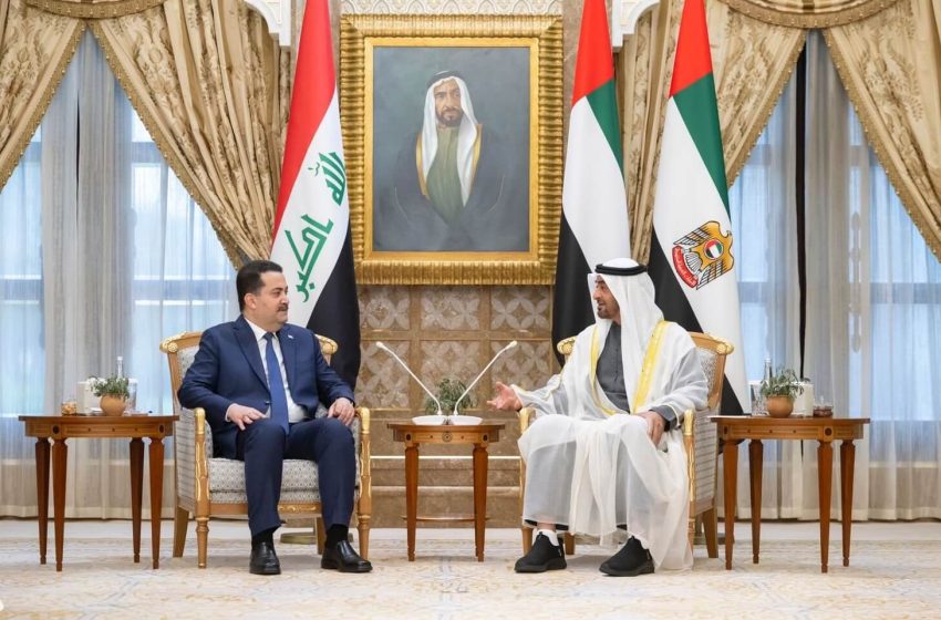  Iraqi PM, UAE President discuss bilateral ties in phone call