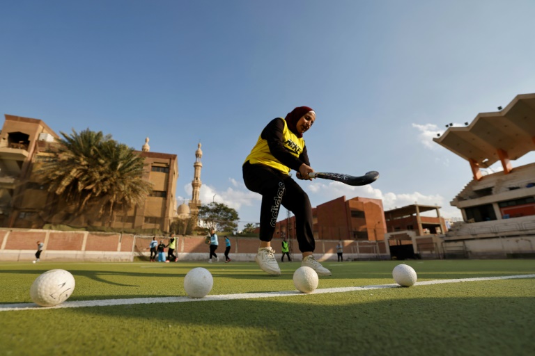  In Egypt’s Nile Delta, women’s field hockey team upholds ancient mantle