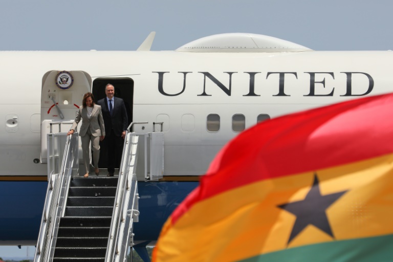 US VP arrives in Ghana on three-nation African tour