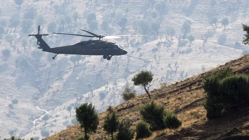  7 Turkish soldiers die after their helicopter crashed in northern Iraq