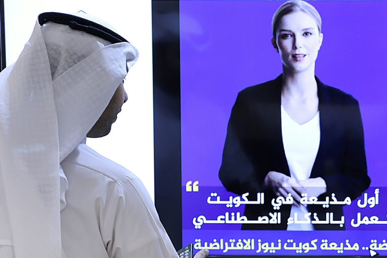  News presenter generated with AI appears in Kuwait