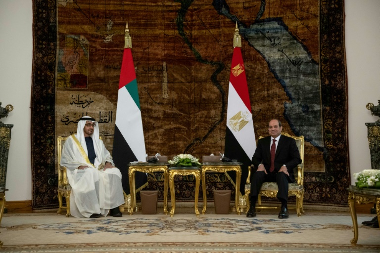 Egypt’s Sisi meets UAE leader amid economic woes