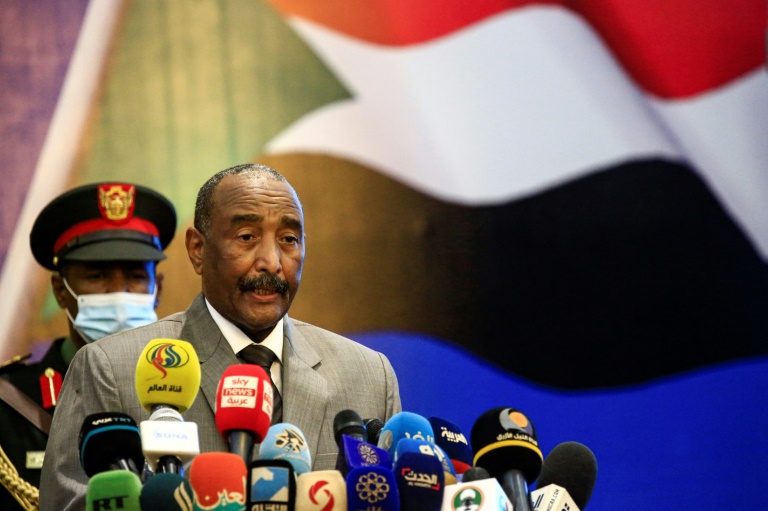  Sudan’s army chief Abdel Fattah al-Burhan, at war with his deputy