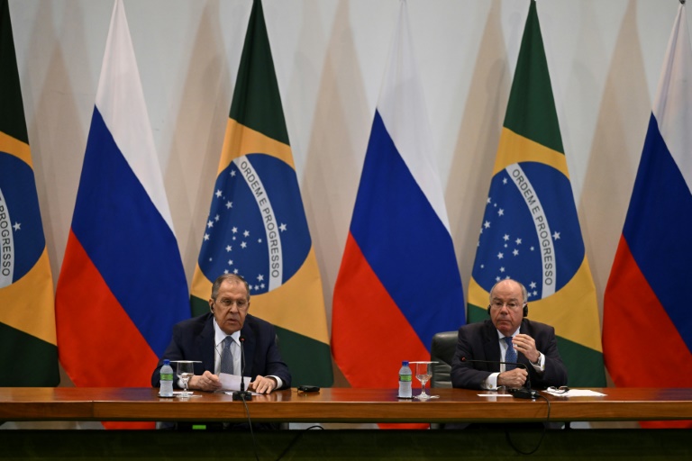  Russia’s Lavrov meets Lula as Brazil, US trade barbs on Ukraine war