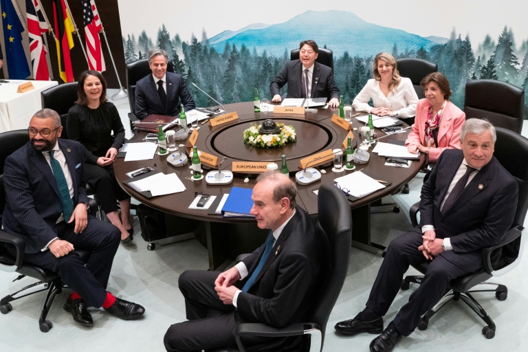  G7 vows ‘severe costs’ for those helping Russia in Ukraine