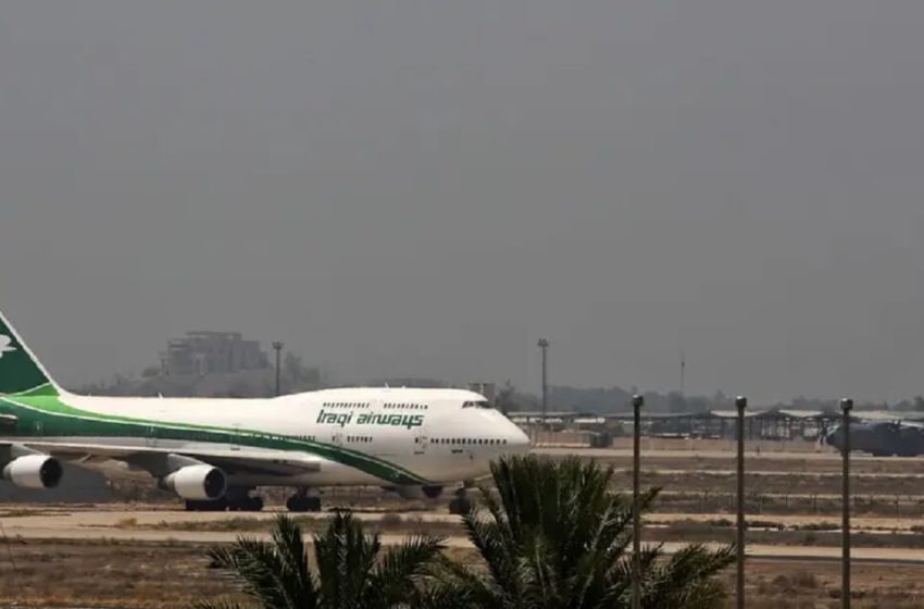  Unidentified drone falls at Baghdad International Airport