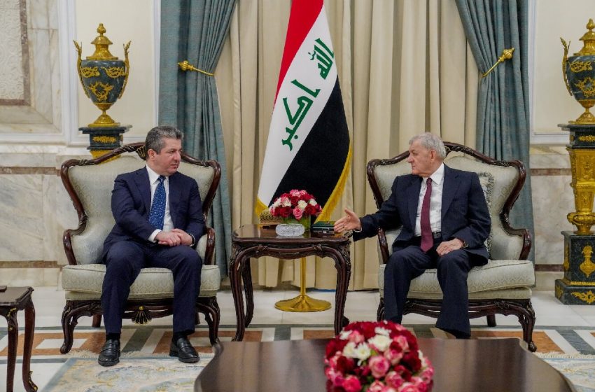  Iraqi President, Kurdistan’s PM stress the need to approve new budget