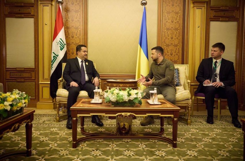 Iraqi PM meets with Ukrainian President in Jeddah